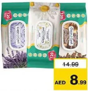 Clean&Cool Wipes Assorted