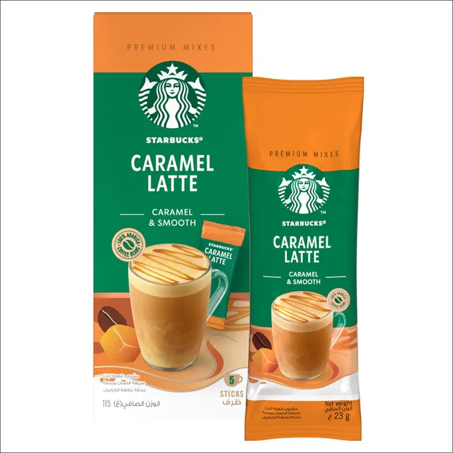 Starbucks Caramel Latte Caramel & Smooth Premium Instant Coffee Mix
