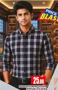 Neon Plus Mens Casual Shirt Fullsleeve