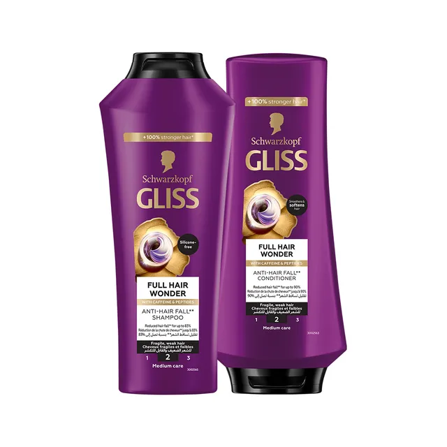 Gliss Full Hair Wonder Shampoo + Conditioner