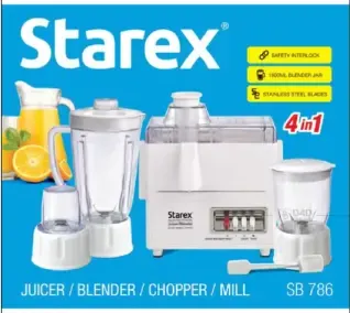 Starex Juice Blender 4In1, Ib 786