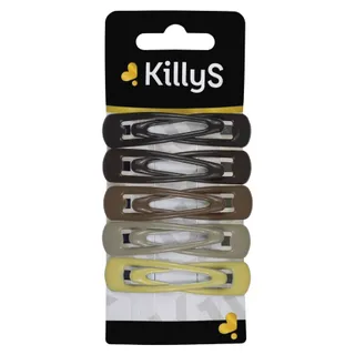 Killys مشابك شعر كبس بألوان متنوعة، 10 قطع
