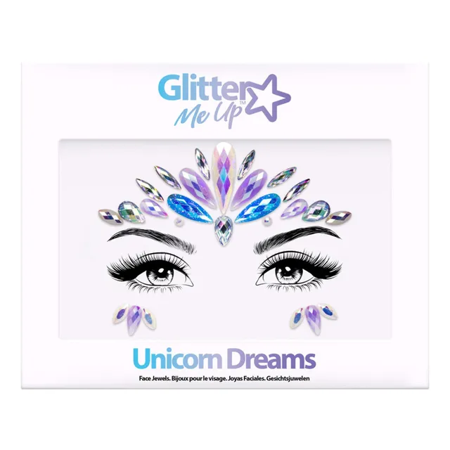 Glitter Me Up Unicorn Dreams Face Jewels