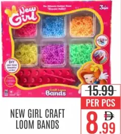 New Girl Craft Loom Bands