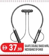 Saafo Double Bass Wirless Neckband SF-046S