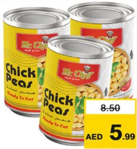 MrChef Chick Peas Easy Open