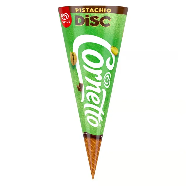 Cornetto Disc Pistachio Chocolate Ice Cream