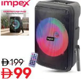 Impex Portable Speaker System Ts 4001