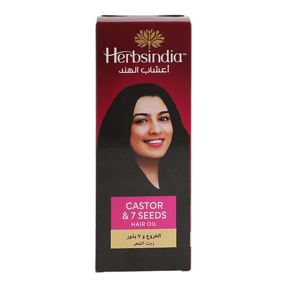 Parachute Herbsindia زيت شعر بالخروع و7 بذور