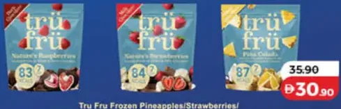 tru fru Frozen Pineapples/Strawberries/Raspberries Chocolate
