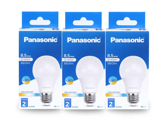 Panasonic Led Glass Lamp 8.5W E27 Dl(3Pcs)