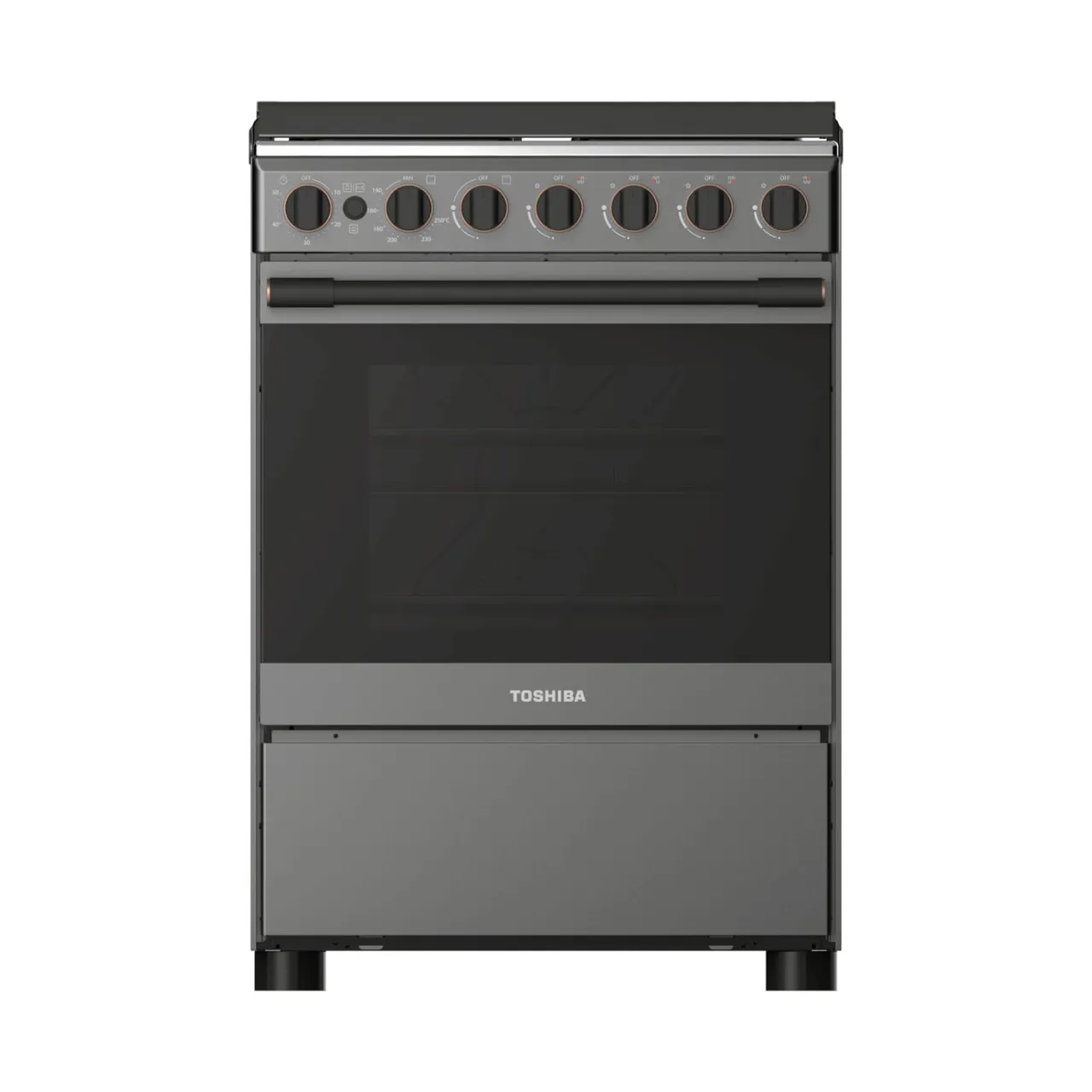 Toshiba موقد غاز للطبخ 4Burner مقاس 60x60 TBA-24BMG4G
