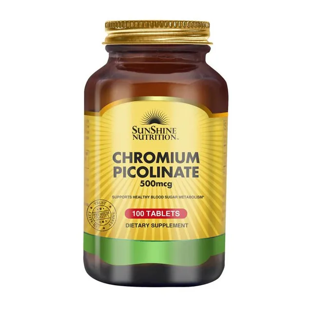 Sunshine Nutrition Chromium Picolinate 500MCG Tablets 100's
