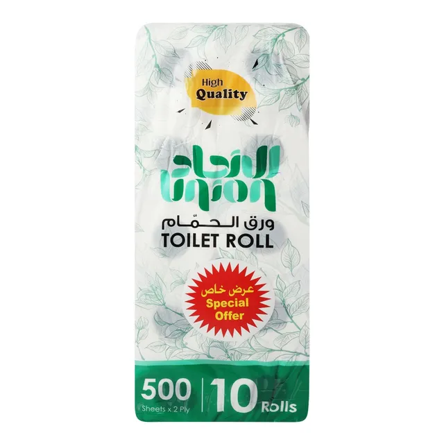 Union High Quality Toilet Roll - 500 Sheets x 2 Ply x 10 Rolls