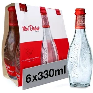 Mai Dubai كوب زجاجي للماء 330mlx6Pieces