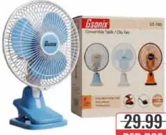 Gsonix Table Clip Fan