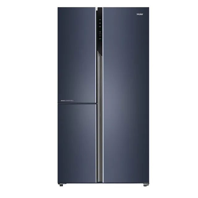 Haier Side By Side Refrigerator, Graphite Black, HRT-715GK