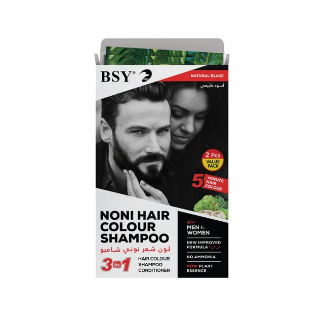 Bsy Noni Hair Color Shampoo Black