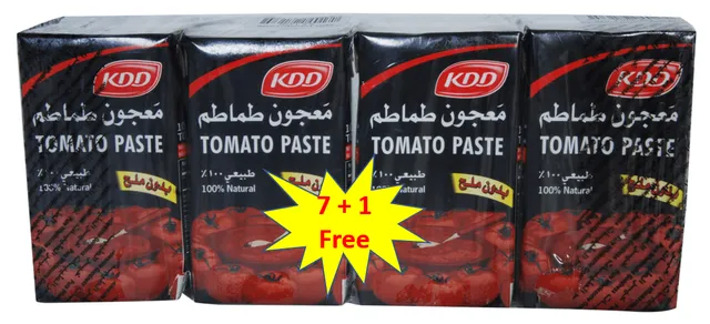 KDD Tomato Paste X7Pcs+1Pcs Free