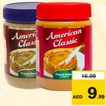 American Classic زبدة الفول السوداني نيزلاين
