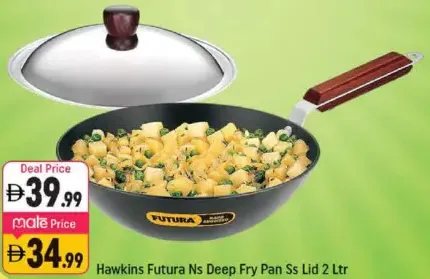 Hawkins Futura Ns Deep Fry Pan Ss Lid