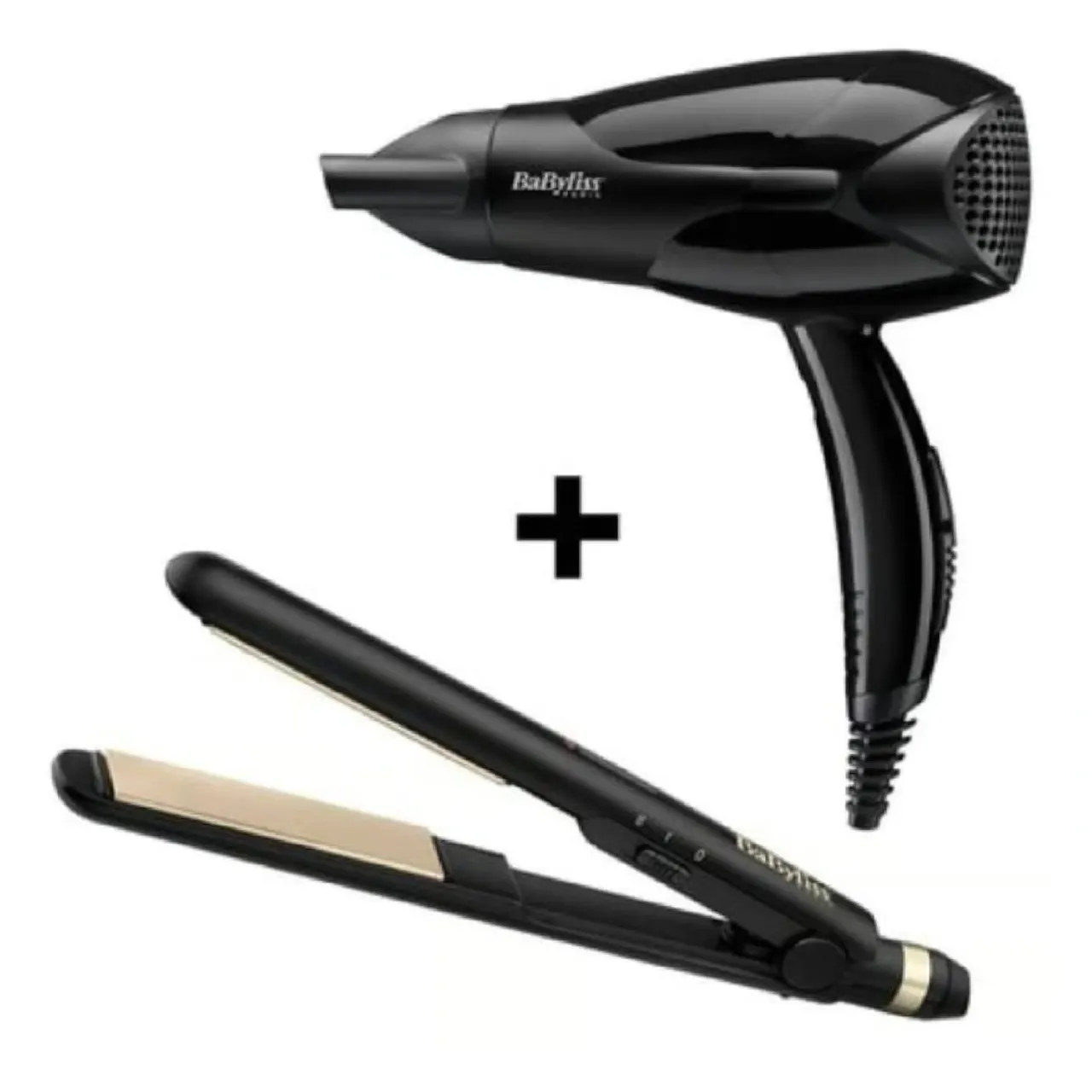 Babyliss مملس شعر ST089 + مجفف شعر D212