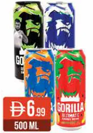 Gorilla مشروب طاقة عدة نكهات
