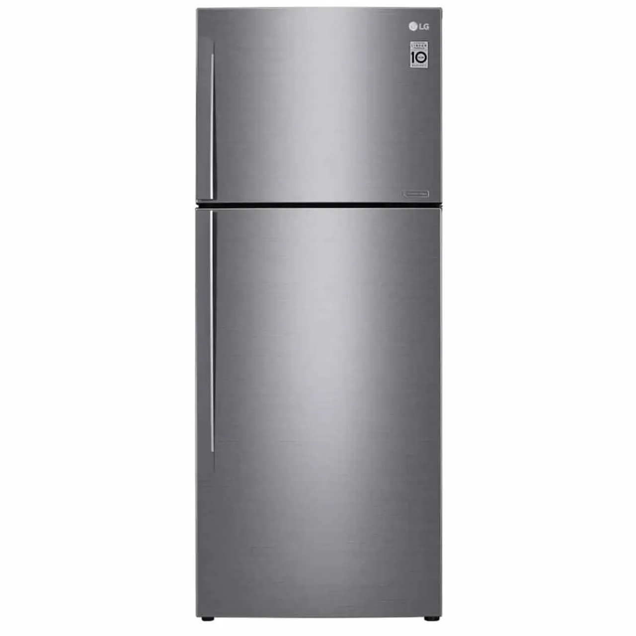 LG ثلاجة بفريزر علوي مع ضاغط انفرتر، GR-C619HLCL، فضي بلاتيني (نسخة دولية)