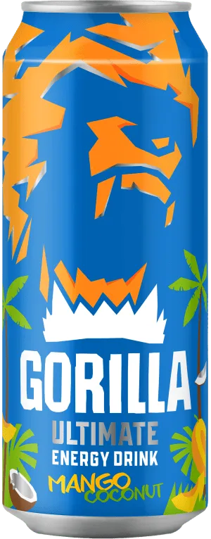 Gorilla Mango Coconut Energy Drink