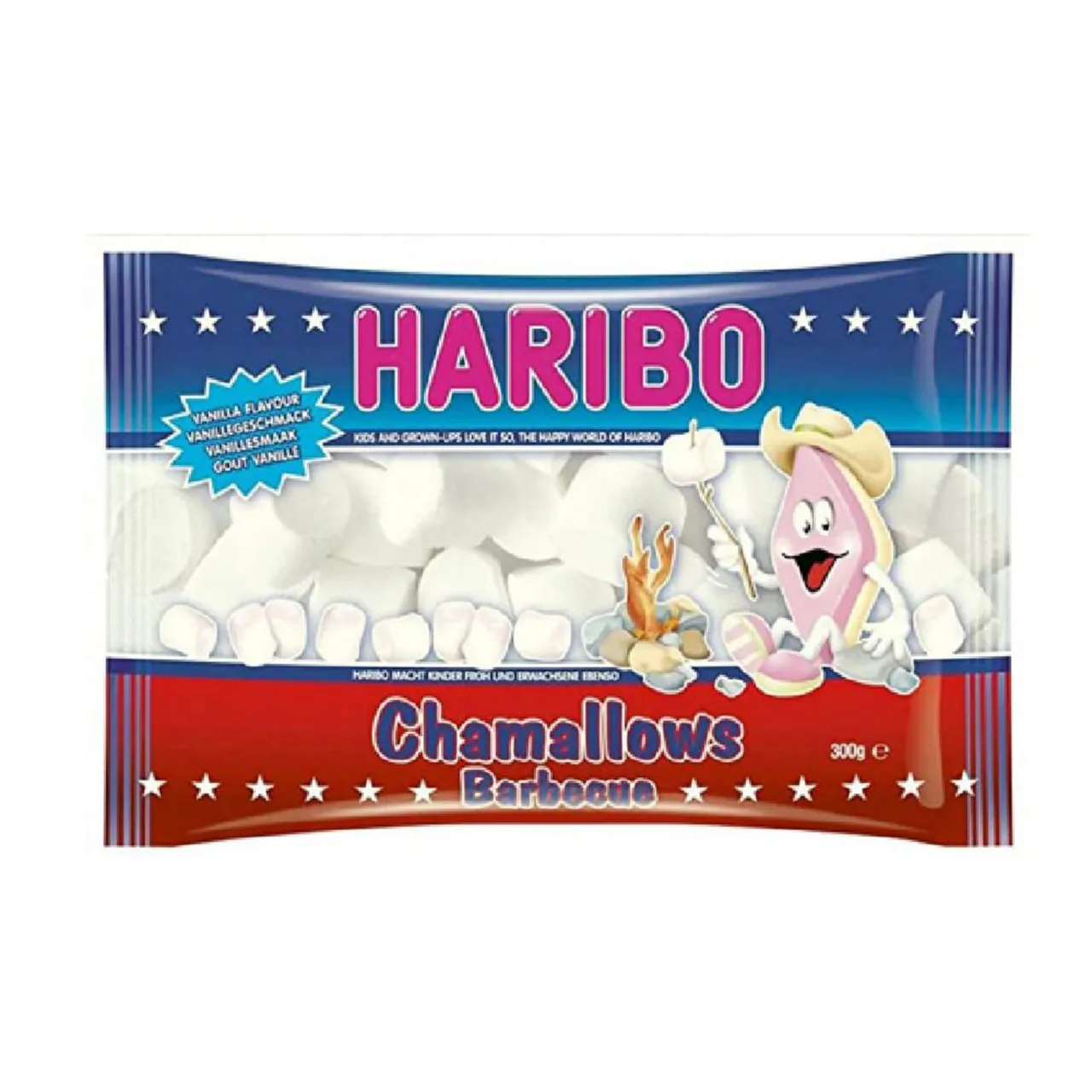 مارشميلو للشواء وردي وأبيض Haribo