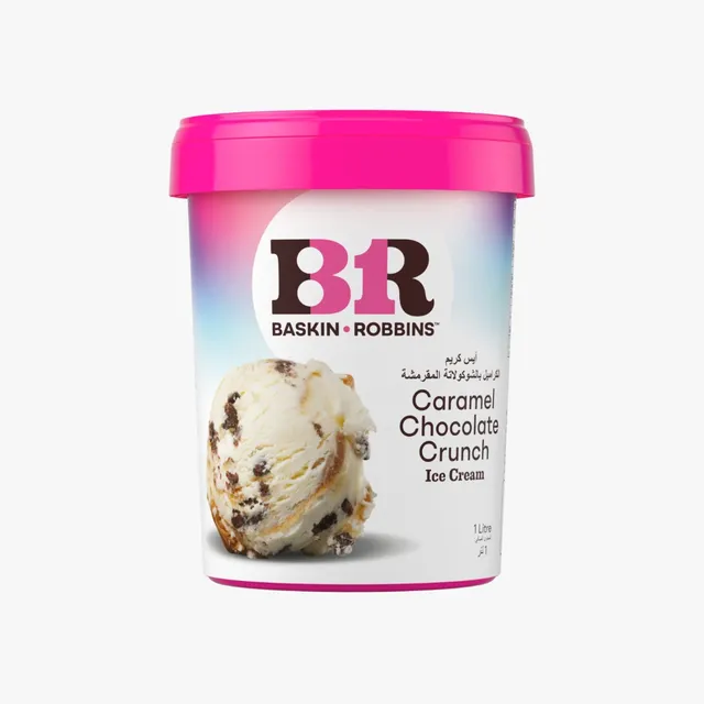 Baskin Robbins Caramel Chocolate Crunch Ice Cream