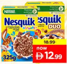 Nesquik Choco Cereals Alphabet / Duo