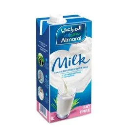 Almarai Uht Milk Rcm Fat Free Screw Cap With Vitamin