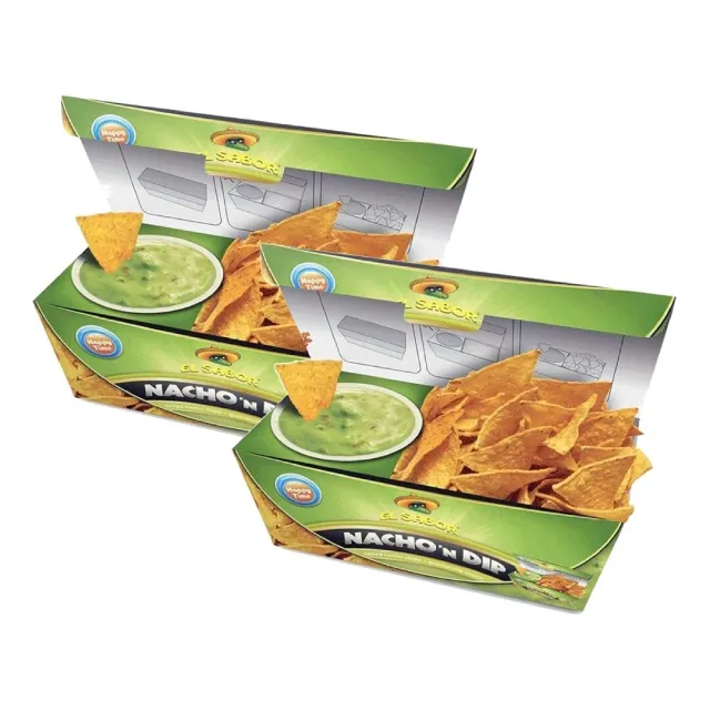 El Sabor Dip Snack Salted Chips & Guacamole Sauce