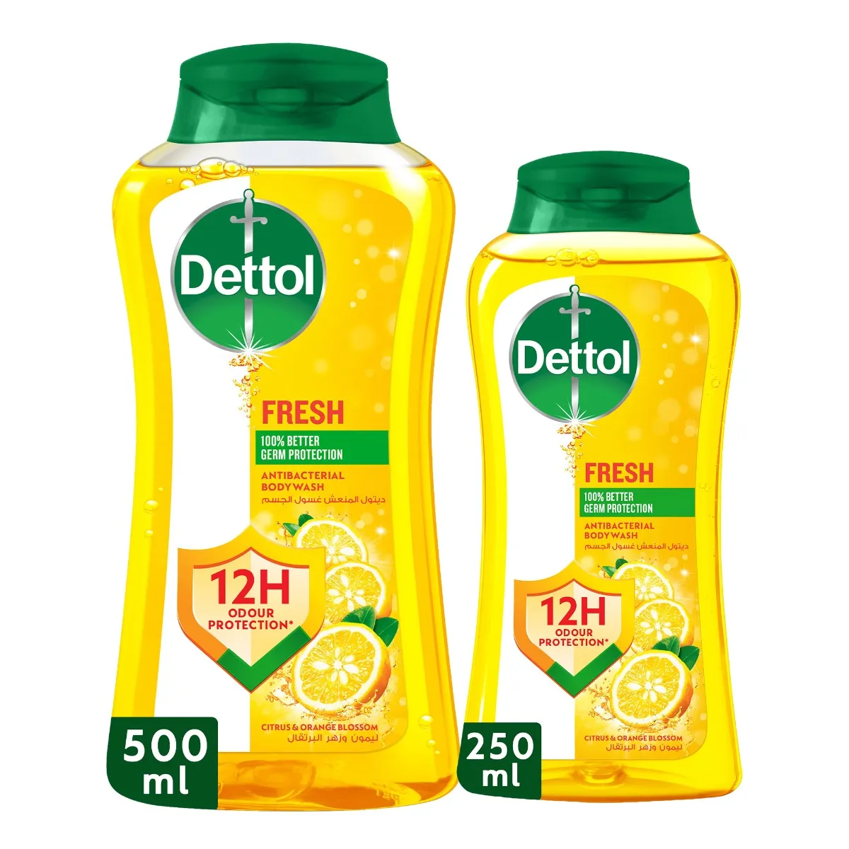 Dettol جل استحمام وغسول للجسم منعش بالحمضيات وزهر البرتقال +
