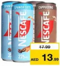 Nescafé Rtd Spanish Latte/Cappuccino