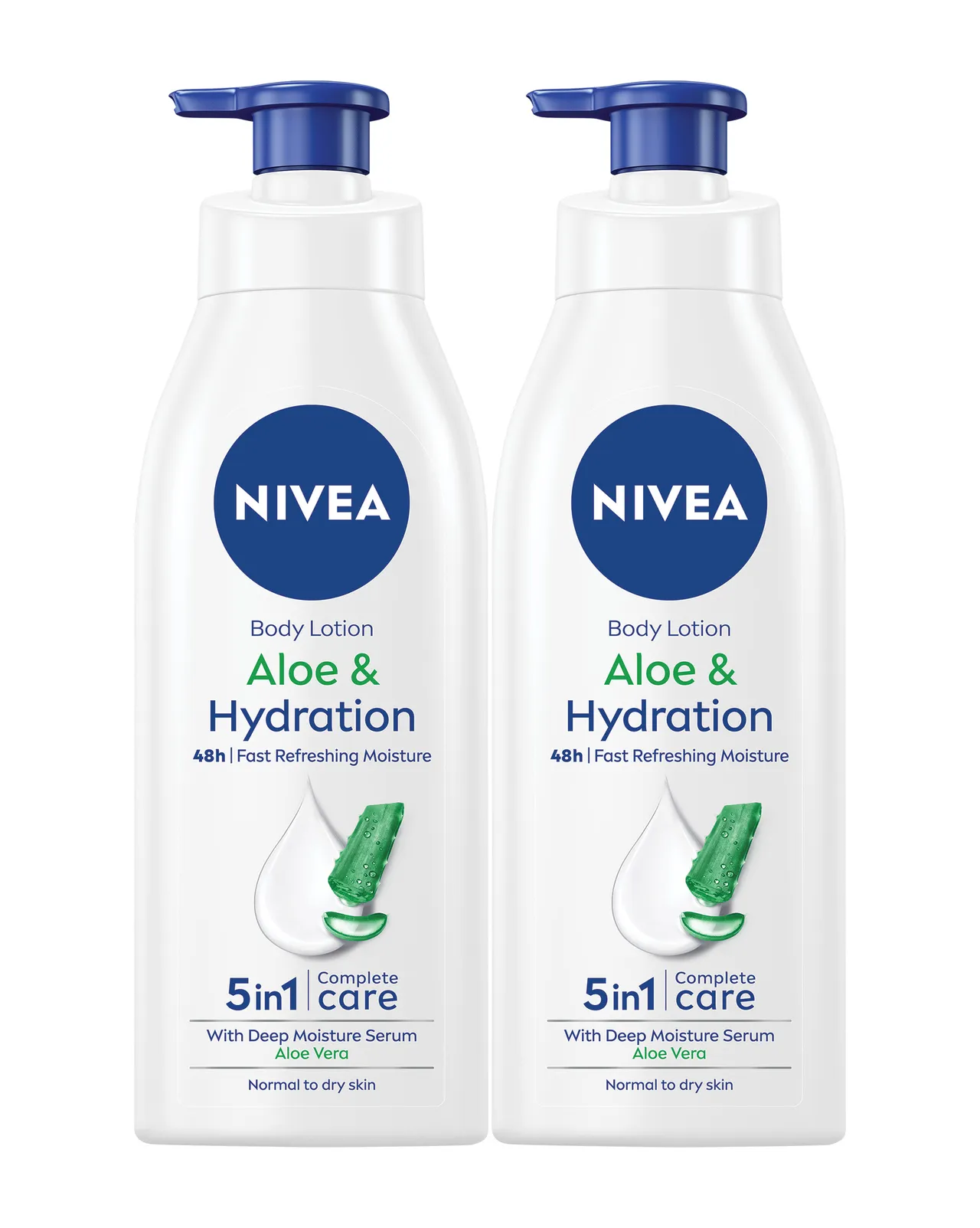 Nivea لوشن جسم بالألوفيرا 400 ml x2 pcs