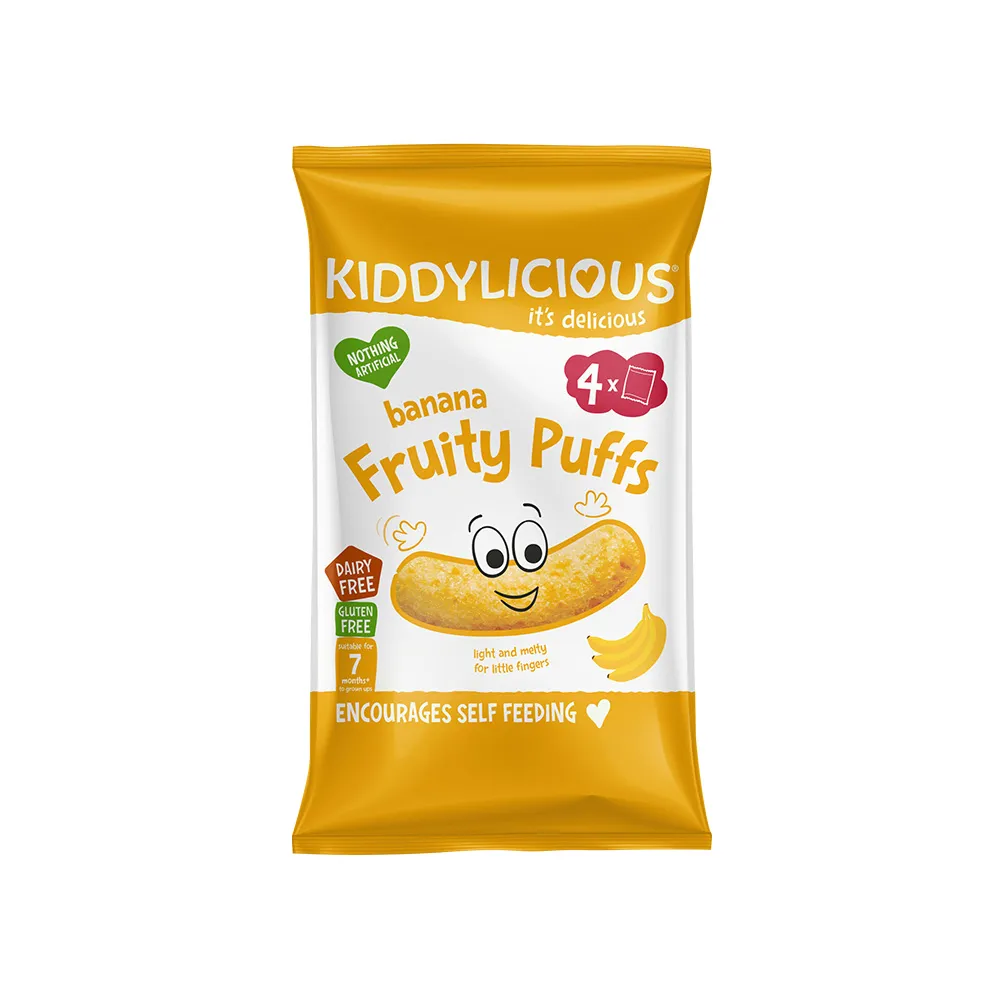 Kiddylicious منتفخات الفاكهة بالموز