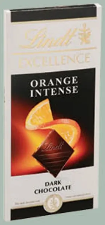 Lindt Excellence Orange Intense Dark Chocolate