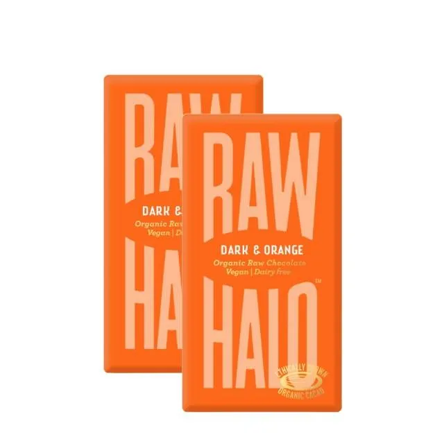 Raw Halo تيرافيتا شوكولاتة داكنة / بالنعناع