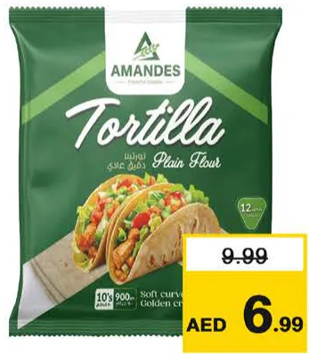 Amandes تورتيلا دقيق أمانديس