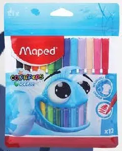 Maped Color Peps Felttip Ocean 12 Color
