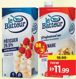 Le Batteur UHT Cooking/Whipping Cream
