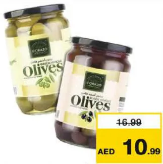 Corazo Olives Whole Green/Black