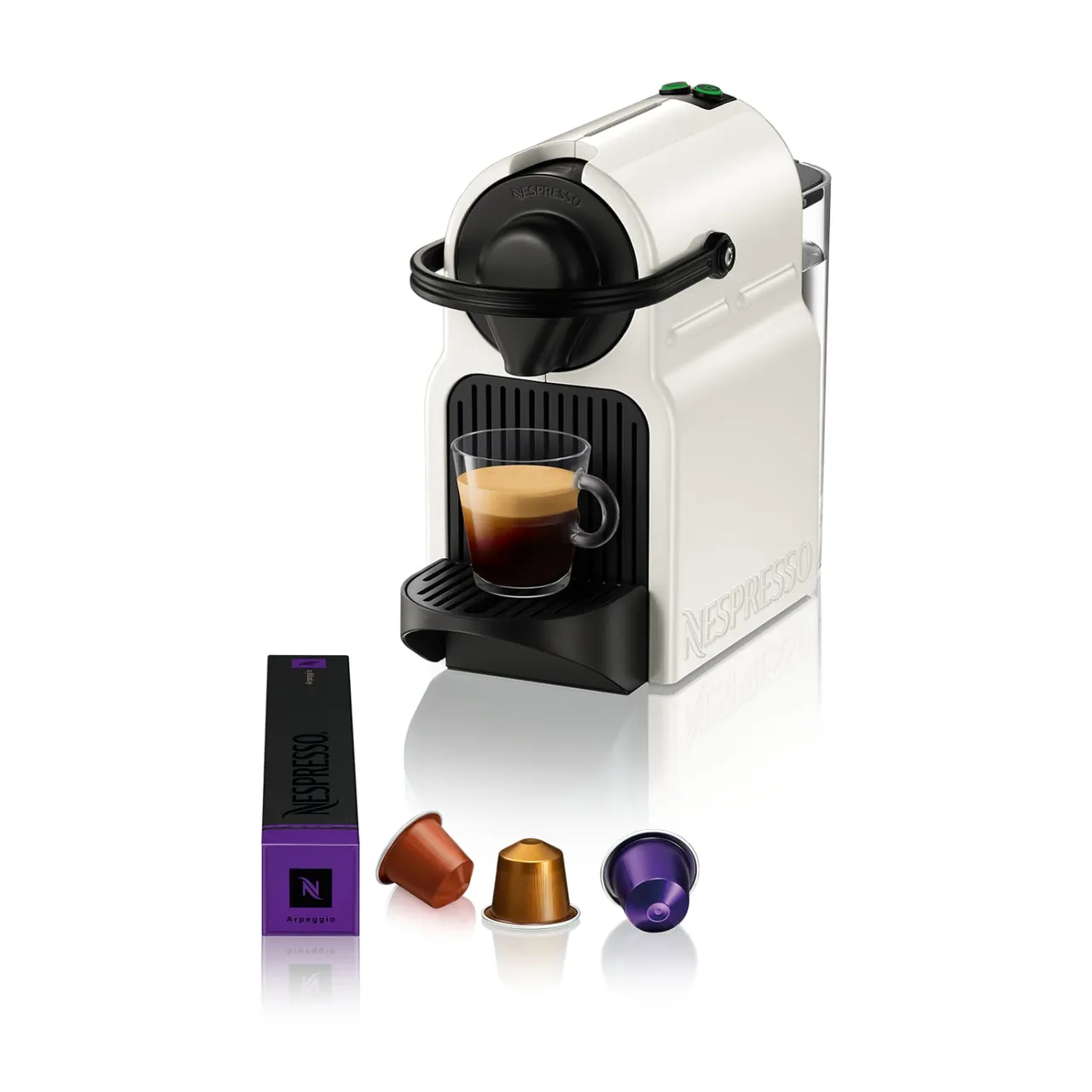 Nespresso ماكينة قهوة Inissia أبيض C40-ME-WH-NE4