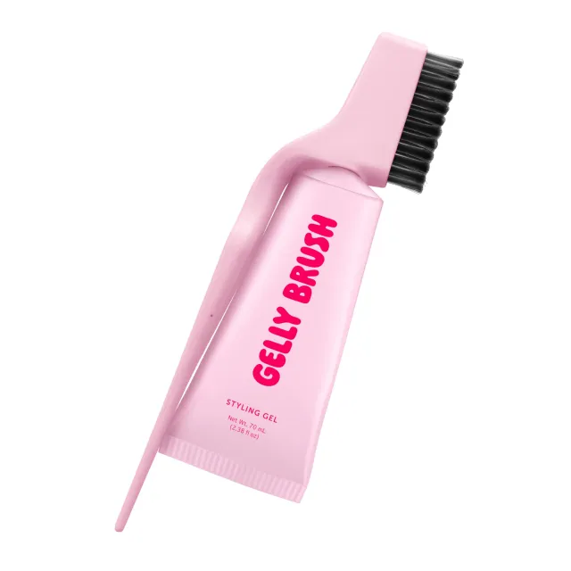 Sun Patch Gelly Brush 3-in-1 Hair Styling ToolPro-Hold Gel Kit – Mess-Free Slickback Applicator with Sectioning Pick for Dancers, Cheer, and Everyday Smooth Styles