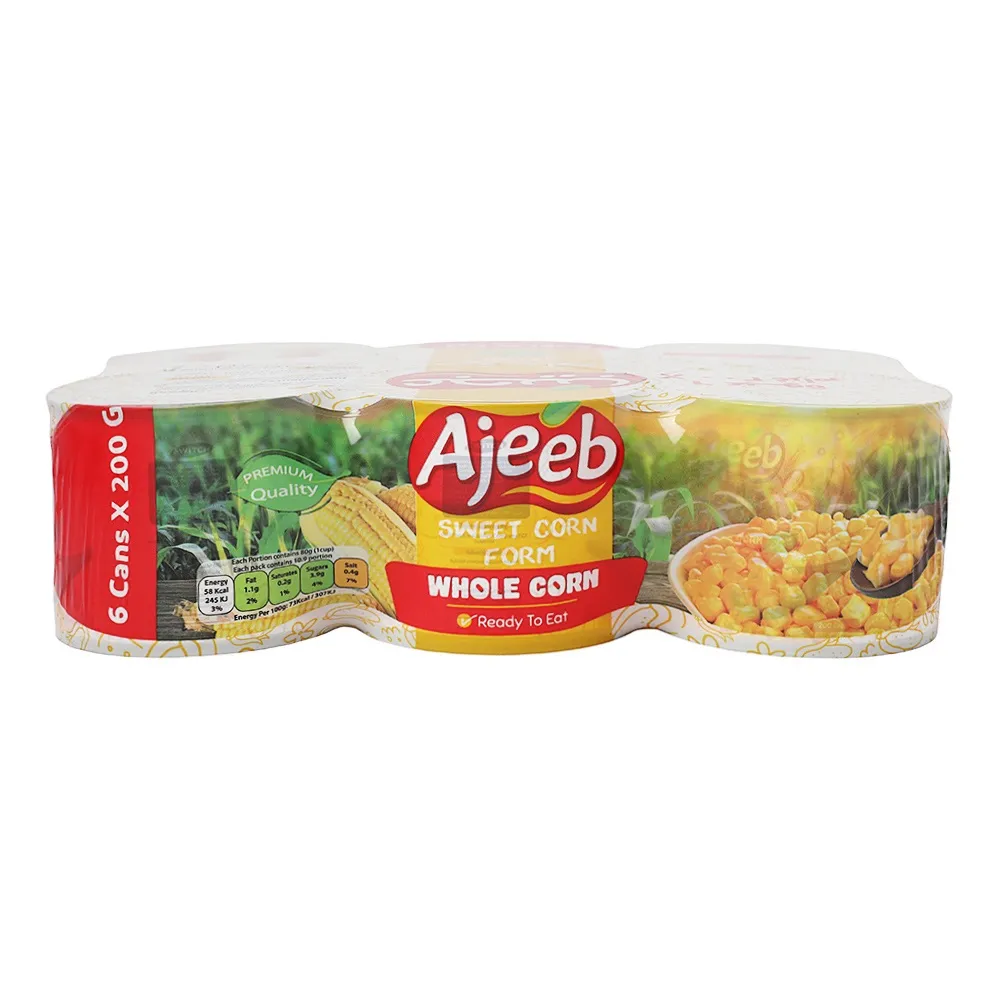 Ajeeb ذرة حلوة كاملة - 6 قطع