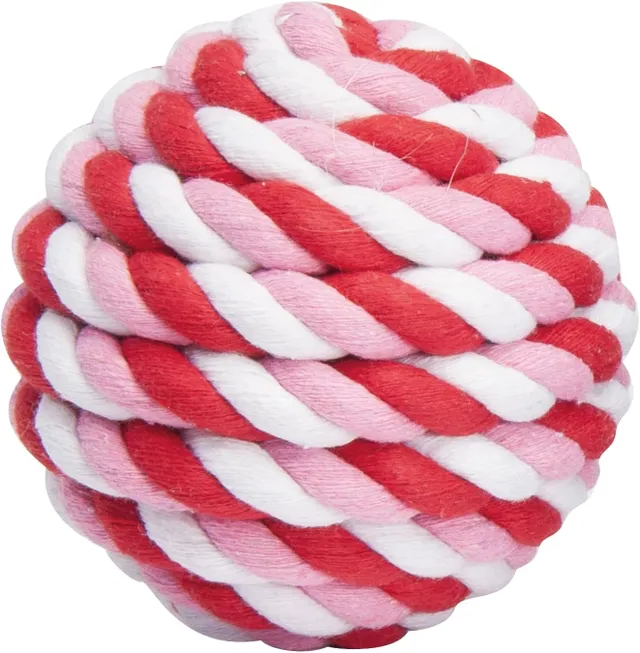 camon Twisted Cotton Ball with Bell Dog Toys – Diam.100Mm