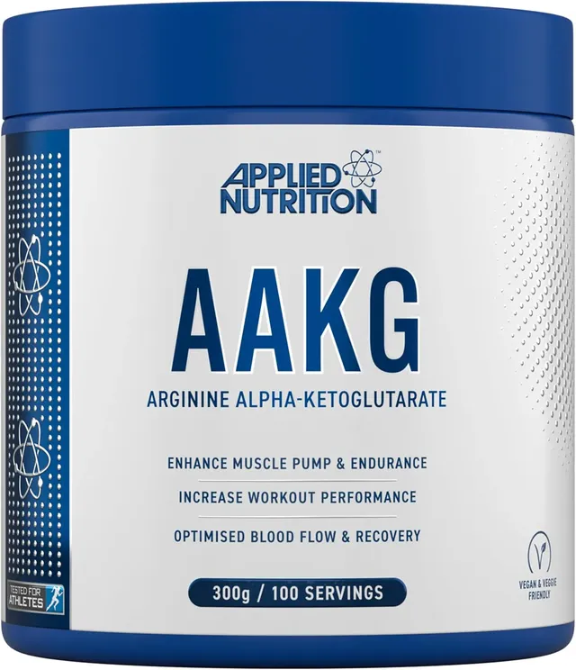 applied nutrition AAKG Arginine Powder 3000mg Nitric Oxide Booster, Muscle Pump & Workout Performance Support