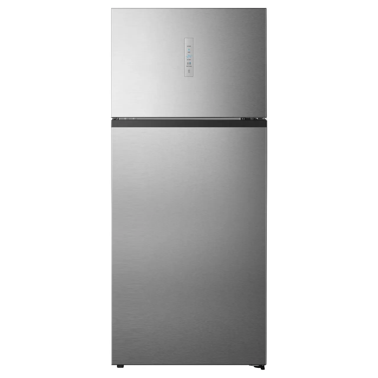 Hisense ثلاجة بفريزر علوي RT3N599NAI، ستانلس ستيل، 2 باب